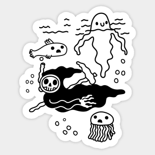 Death Ghost Ocean Sticker